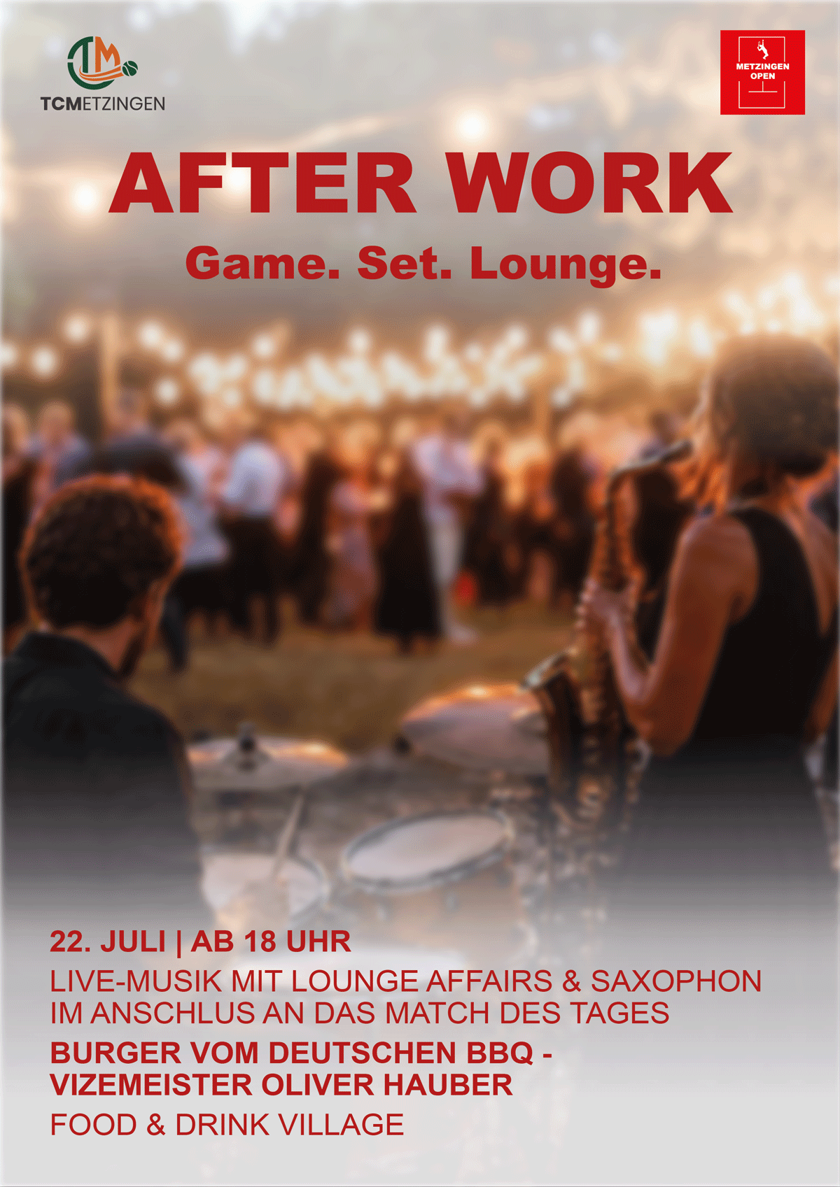 METZINGEN OPEN 2026 - After Work
